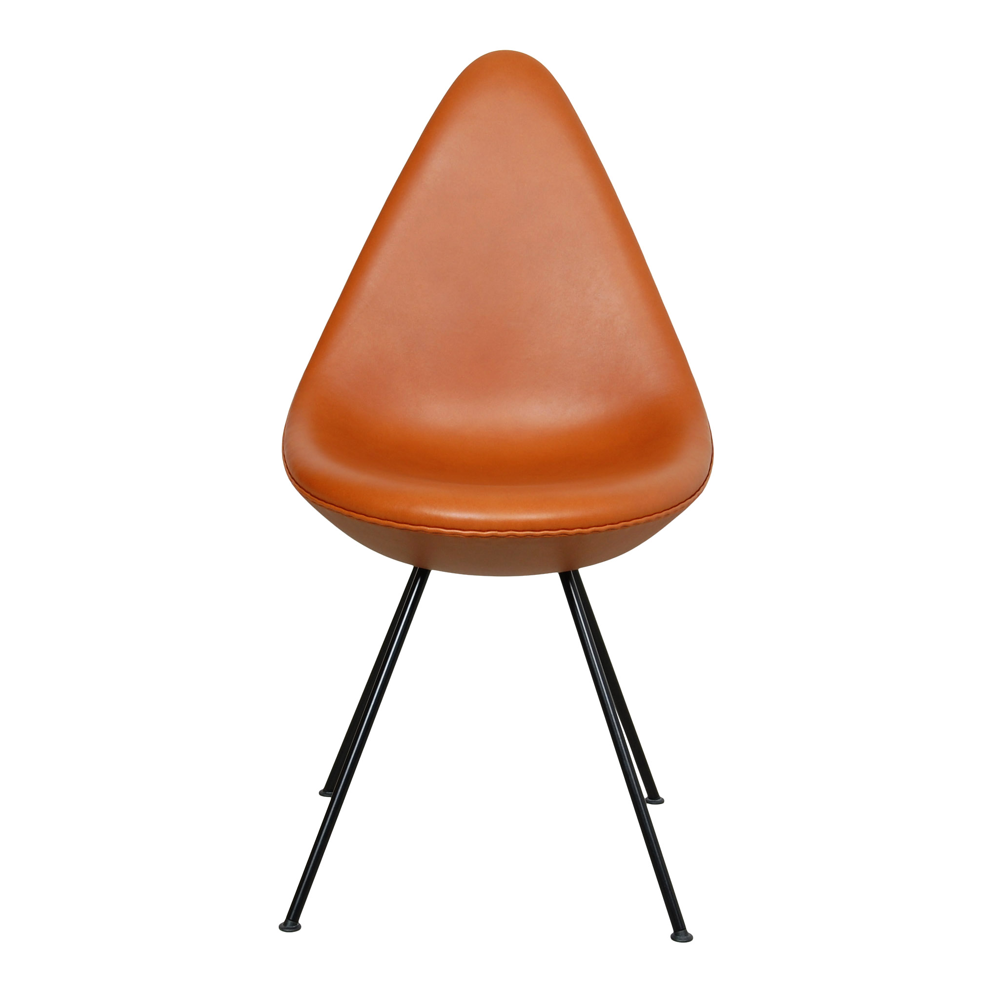 K b Arne Jacobsen Dr ben 3110 nylakeret og nypolstret walnut